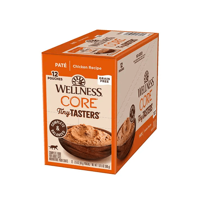 WELLNESS Core Tiny Tasters Wet Cat Food Chicken Pate 50GX12 - Sparklet