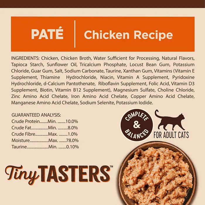 WELLNESS Core Tiny Tasters Wet Cat Food Chicken Pate 50GX12 - Sparklet