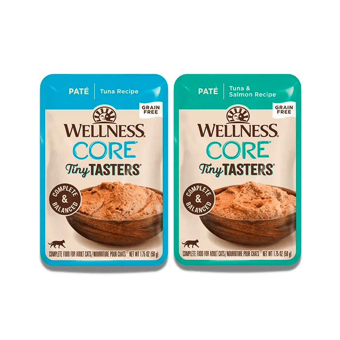 WELLNESS Core Tiny Tasters Wet Cat Food Sea Variety Pack 50GX12 - Sparklet