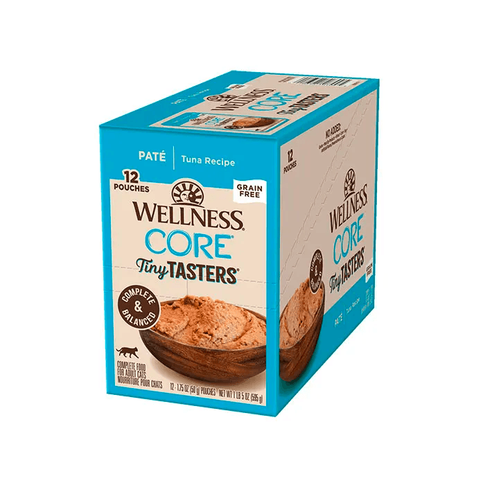 WELLNESS Core Tiny Tasters Wet Cat Food Tuna Pate 50GX12 - Sparklet