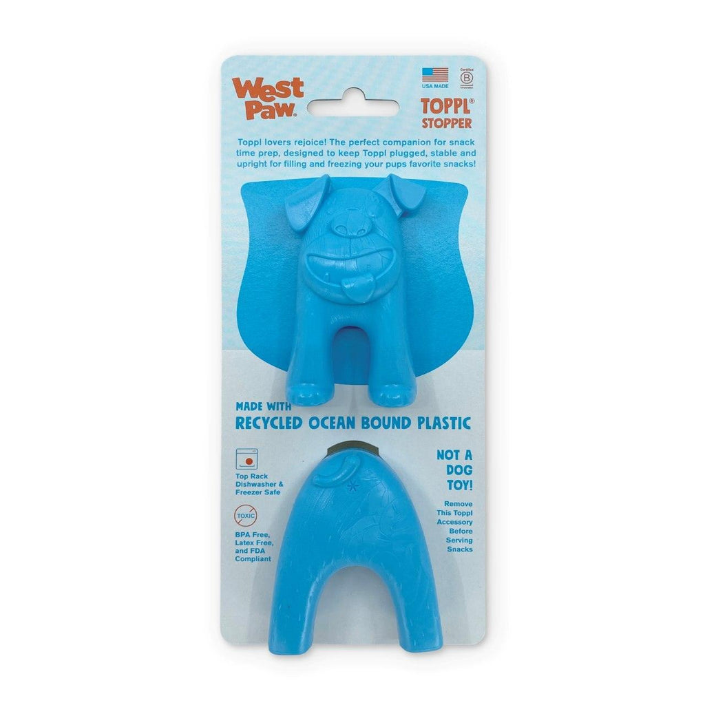 WEST PAW Toppl Stopper - Aqua Blue - Sparklet