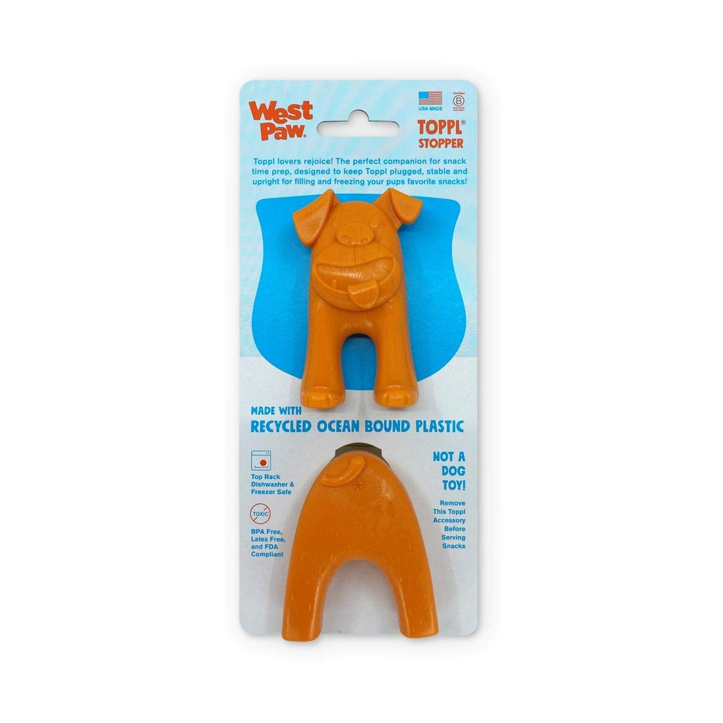WEST PAW Toppl Stopper - Tangerine - Sparklet