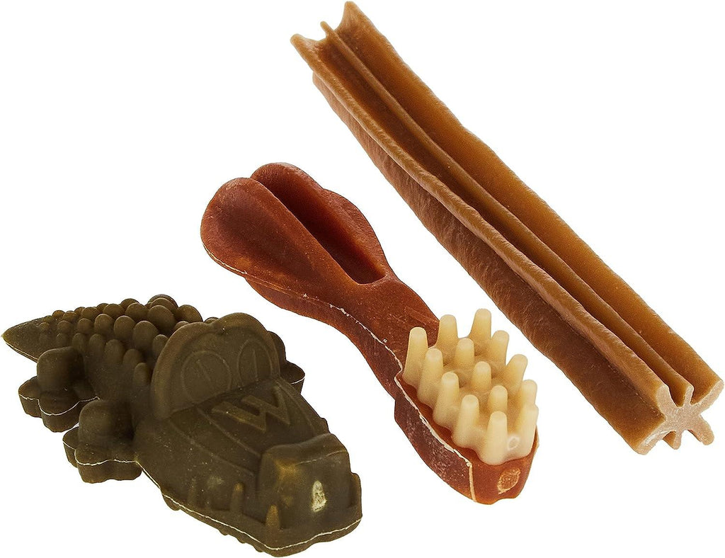WHIMZEES Natural Daily Dental Chews For Adult Dog Medium Breed Variety Box 28 Packs - Sparklet