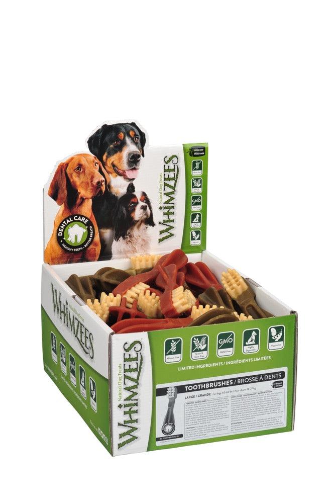 WHIMZEES Natural Daily Dental Toothbrush Chews For Adult Dog Large Breed (18-27KG) - Sparklet