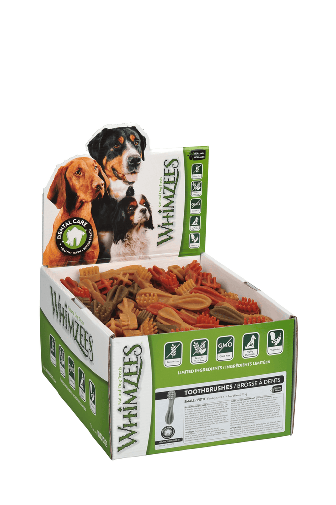 WHIMZEES Natural Daily Dental Toothbrush Chews For Adult Dog Small Breed (7-12KG) 150 pcs - Sparklet