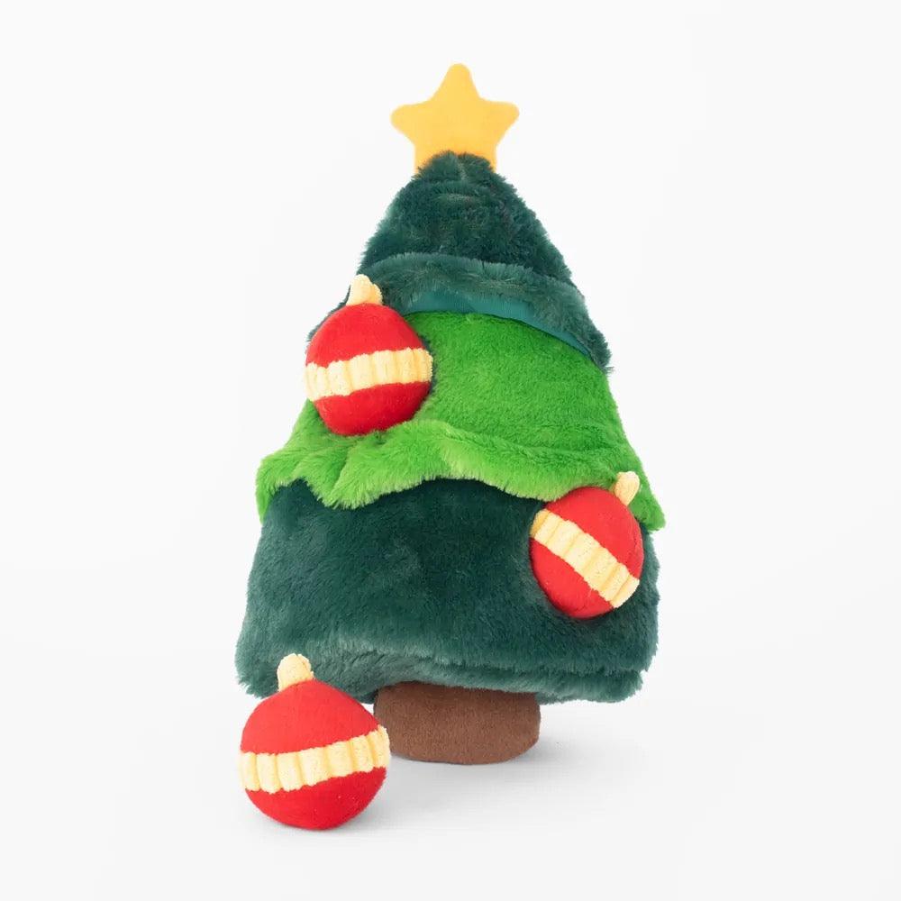 ZippyPaws Holiday Burrow - Juguete Interactivo Con Chillido Para Perro