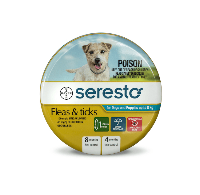 ADVANTAGE Seresto Dogs and Puppies Up To 8KG - Sparklet