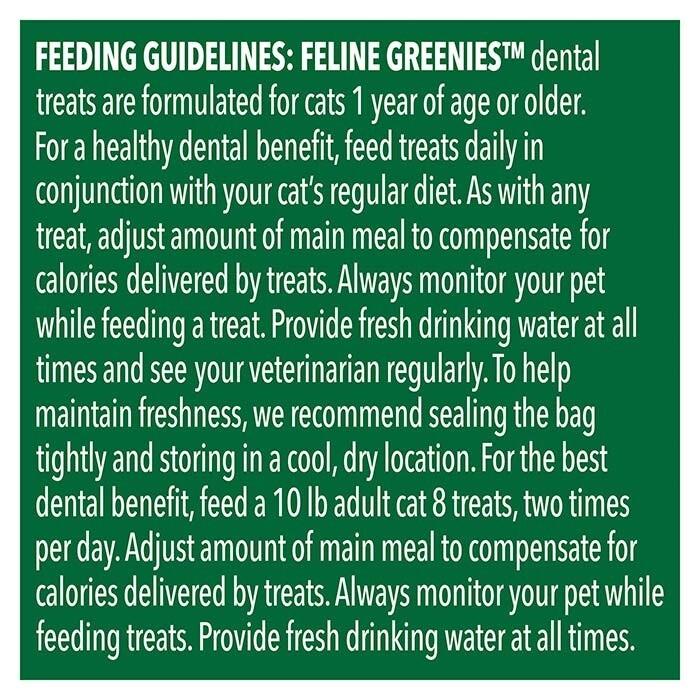 GREENIES VOHC Approved Cat Dental Treats - Catnip 130G - Sparklet