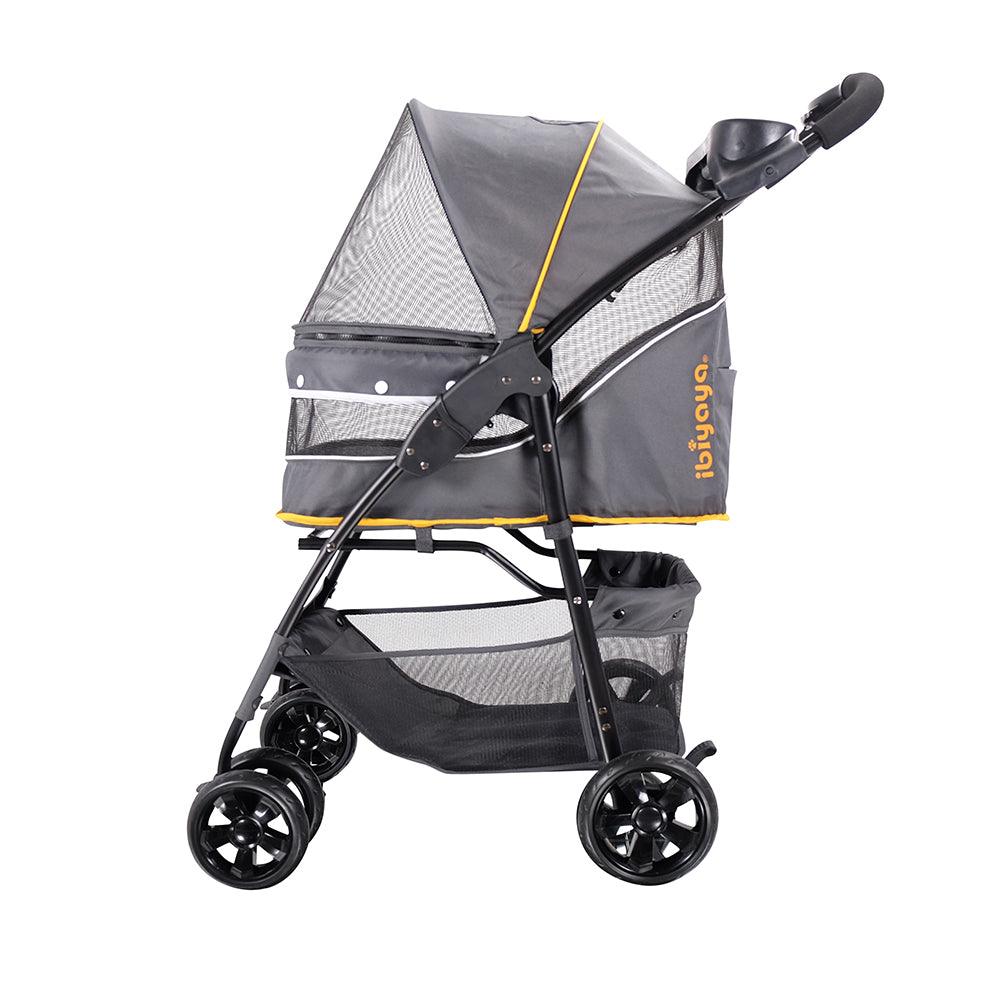 IBIYAYA Cloud 9 Pet Stroller for Cats & Dogs up to 20kg - Mustard Yellow - Sparklet