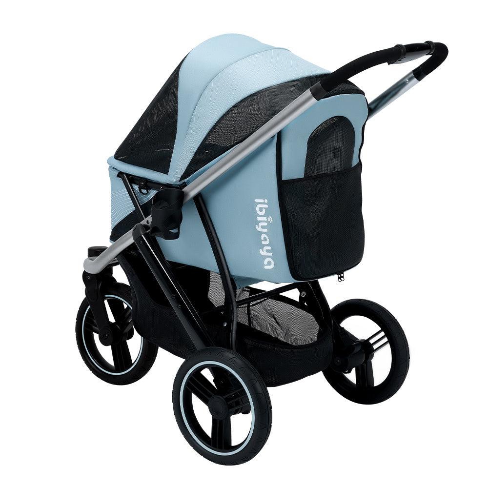 IBIYAYA The Beast Pet Jogging Stroller For Pets Up to 25kg - Flash Grey - Sparklet