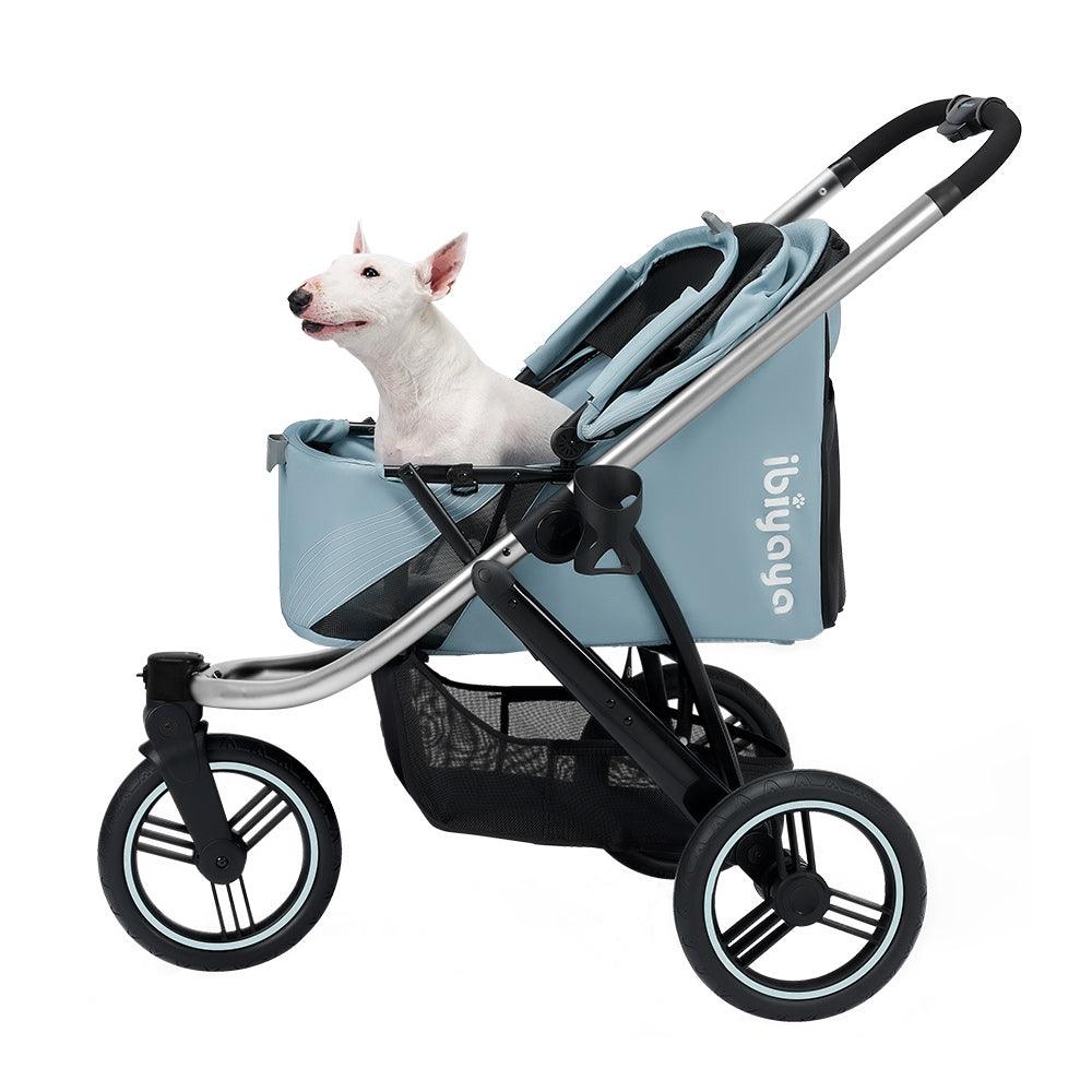 IBIYAYA The Beast Pet Jogging Stroller For Pets Up to 25kg - Flash Grey - Sparklet