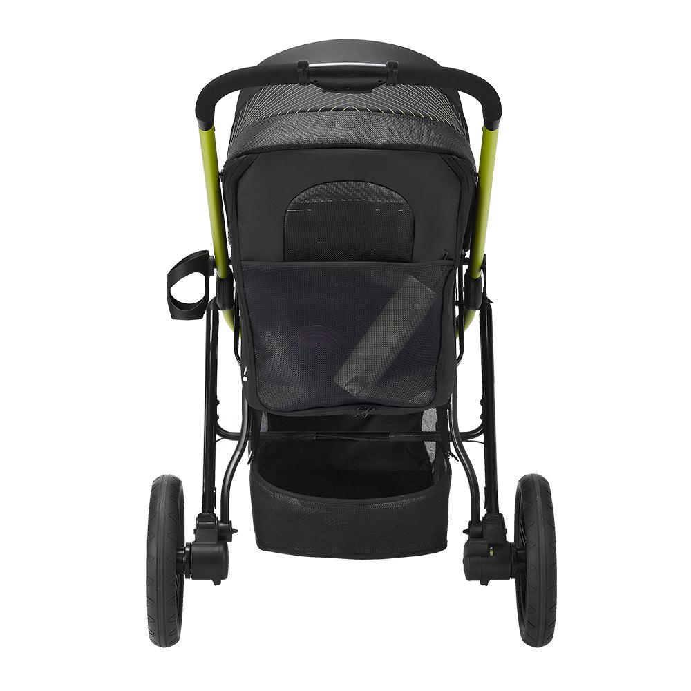 IBIYAYA The Beast Pet Jogging Stroller For Pets Up to 25kg - Jet Black - Sparklet