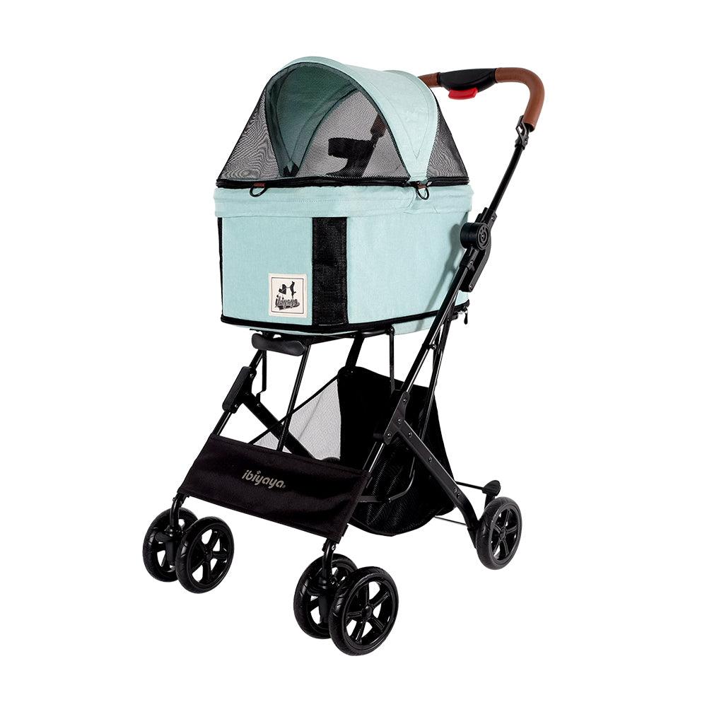 IBIYAYA Travois Tri-fold Pet Travel Stroller System - Spearmint - Sparklet