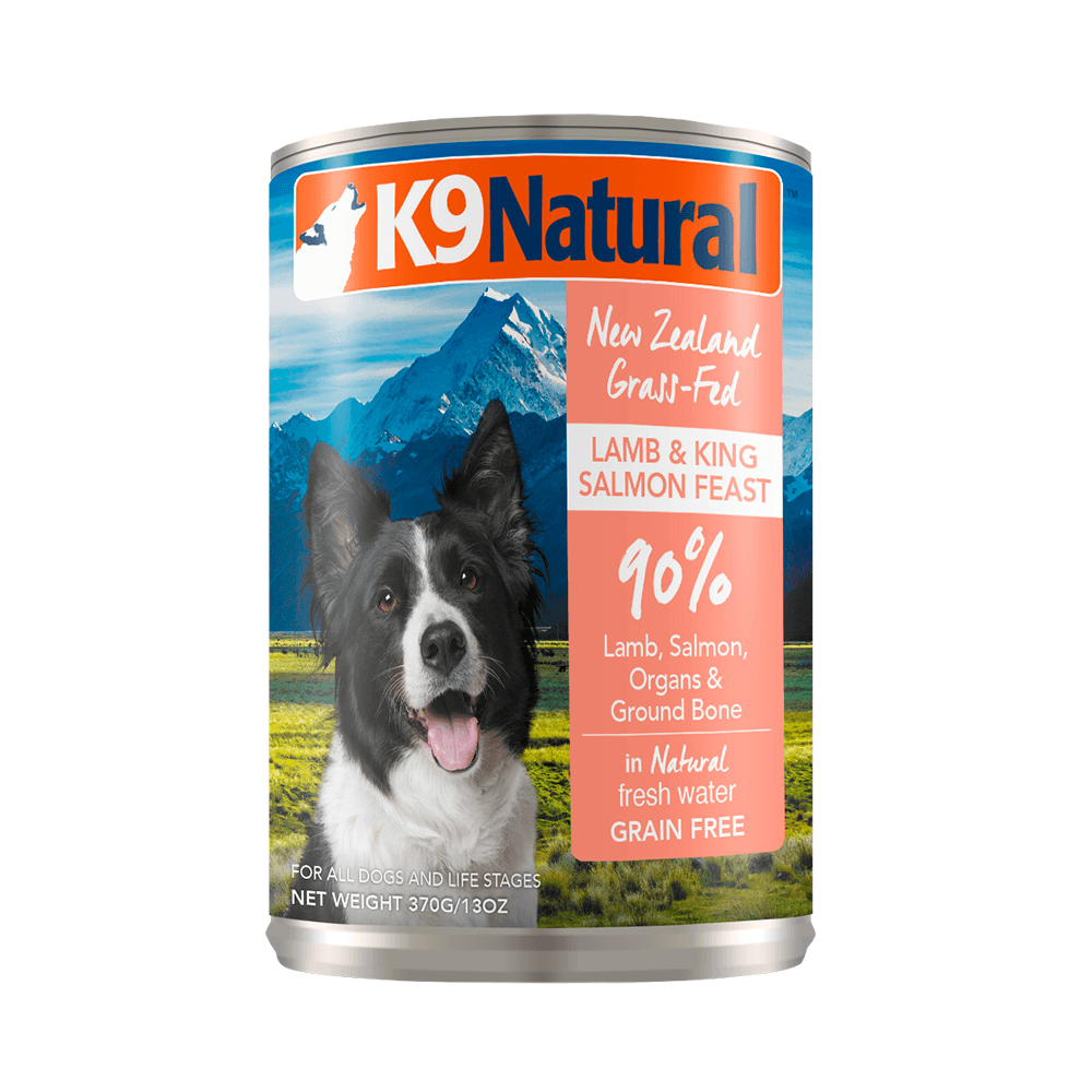 K9 Natural Canned Lamb & King Salmon Feast 370G / 370G X 12 - Sparklet