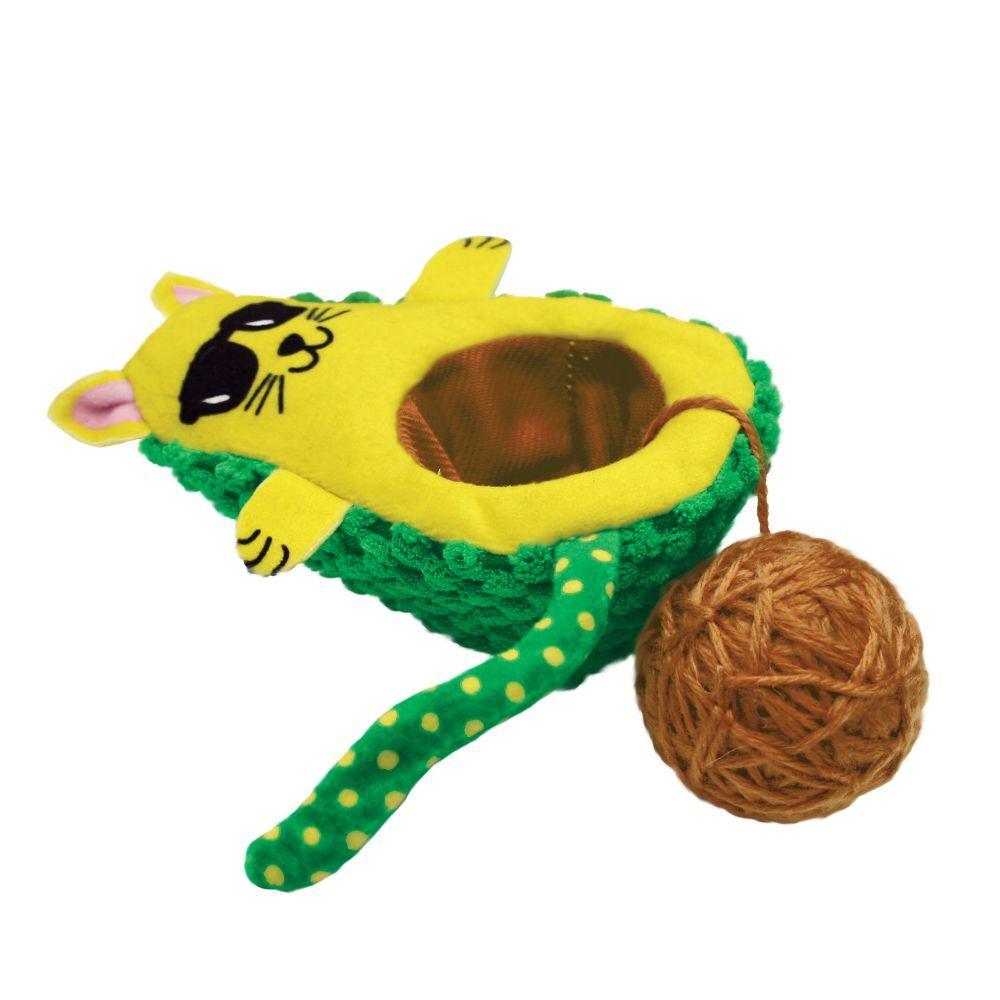 KONG Wrangler AvoCATo Cat Toy - Sparklet