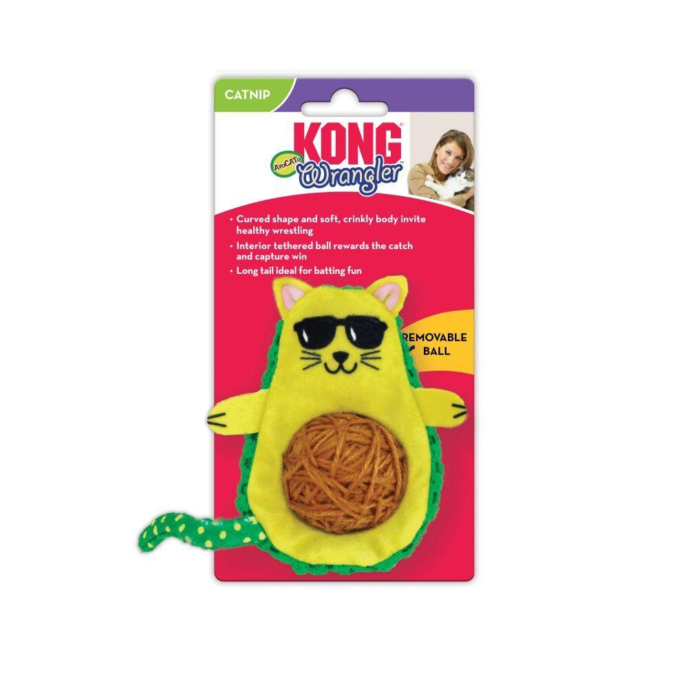 KONG Wrangler AvoCATo Cat Toy - Sparklet