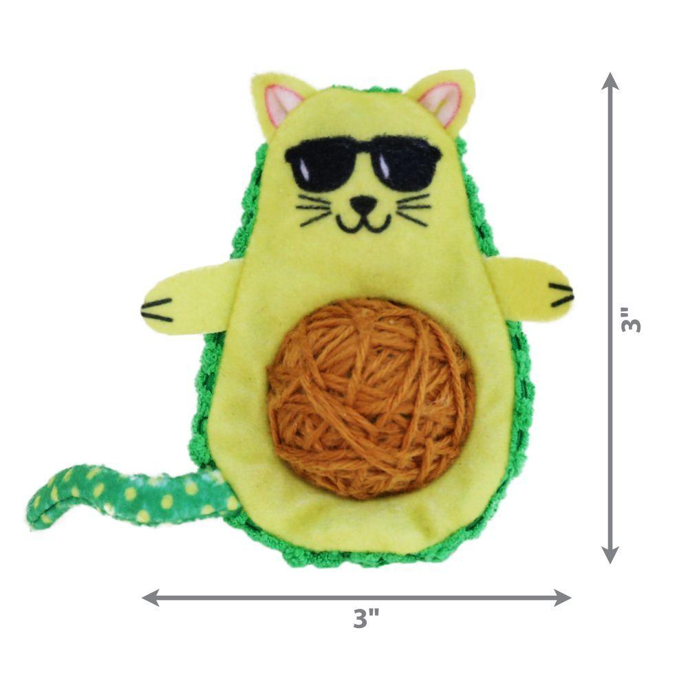 KONG Wrangler AvoCATo Cat Toy - Sparklet