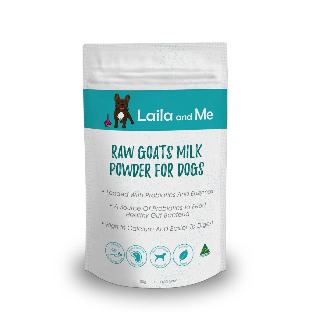 LAILA & ME Raw Goat Milk Probiotic Powder for Dogs 100g - Sparklet