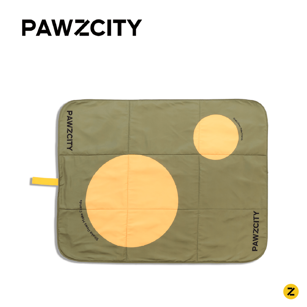 PAWZCITY Waterproof Travel Mat - Avocado - Sparklet