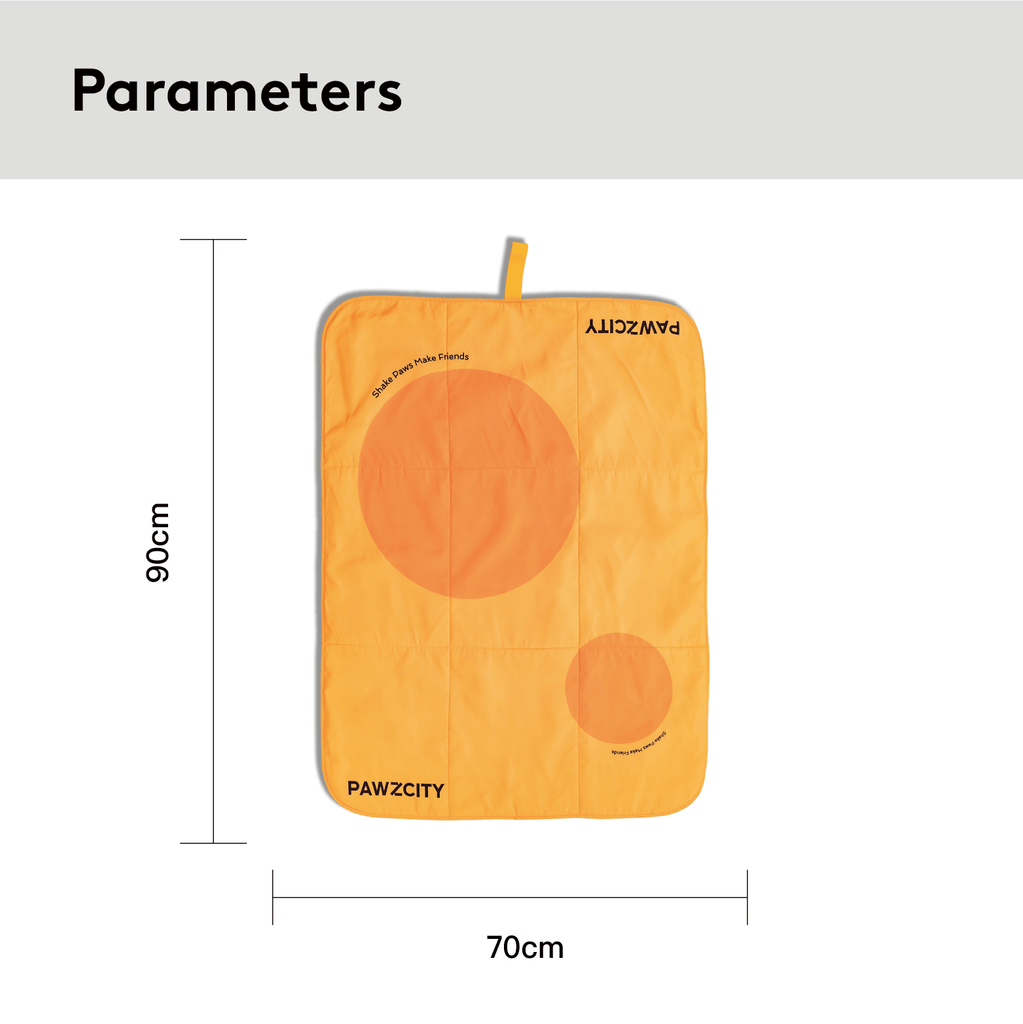 PAWZCITY Waterproof Travel Mat - Avocado - Sparklet