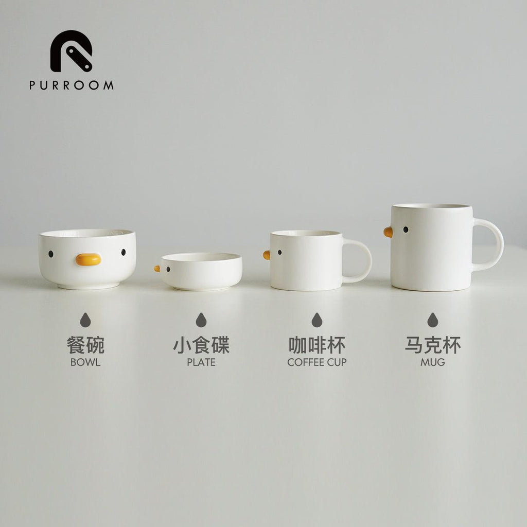 PURROOM Salad Plate - Chick (For Human) - Sparklet