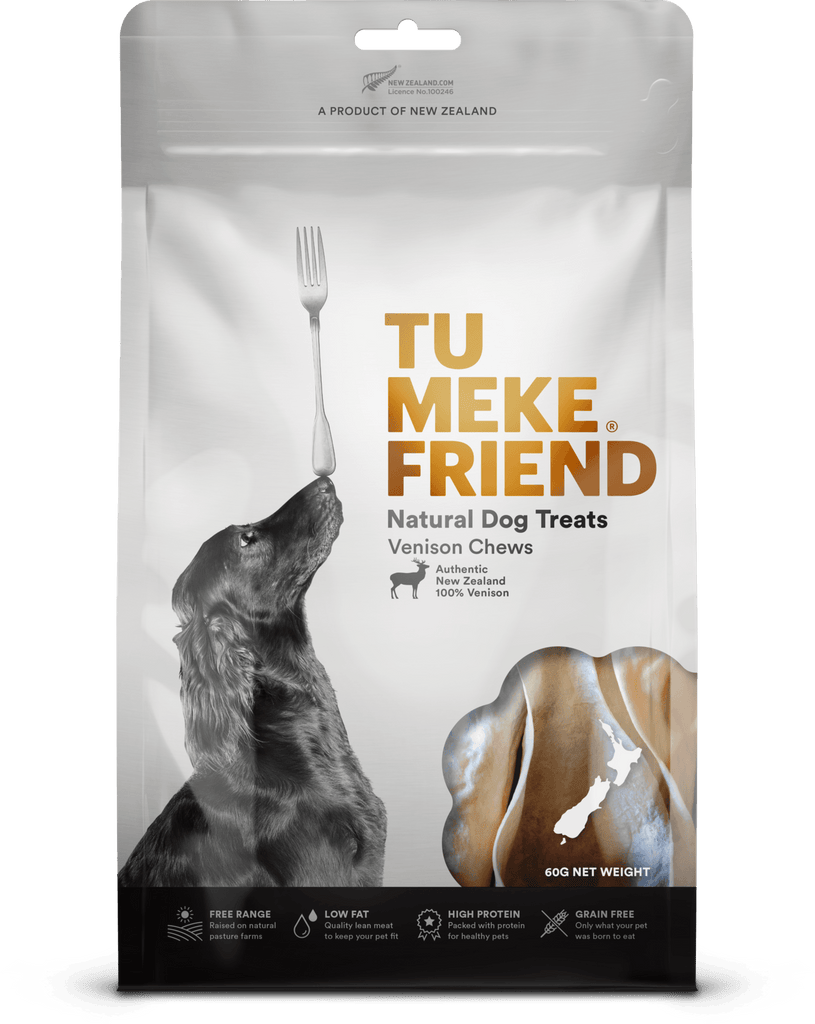 TU MEKE FRIEND Air-Dried Natural Dog Treats Venison Chews 60G - Sparklet